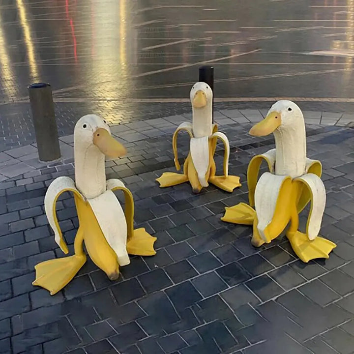 Peeled Banana Duck Face Garden Decor | Bowlift