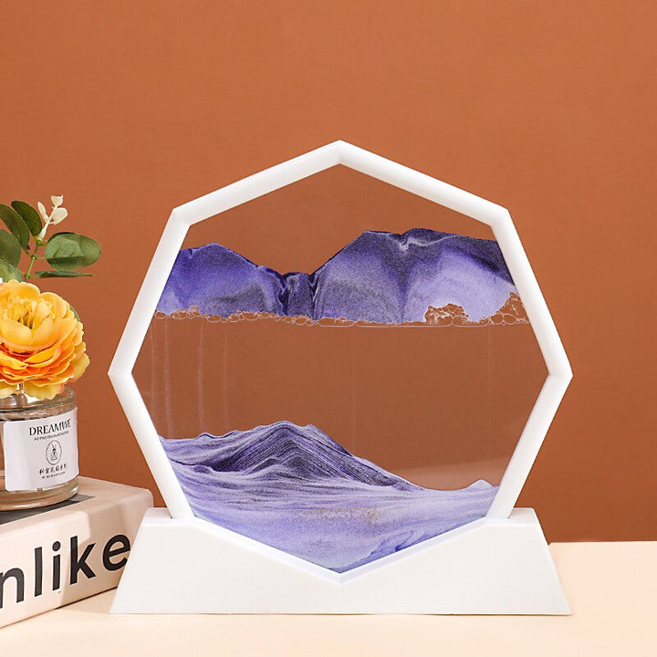 BowLift | Deep Sea Flowing Hexagon Sand Decor