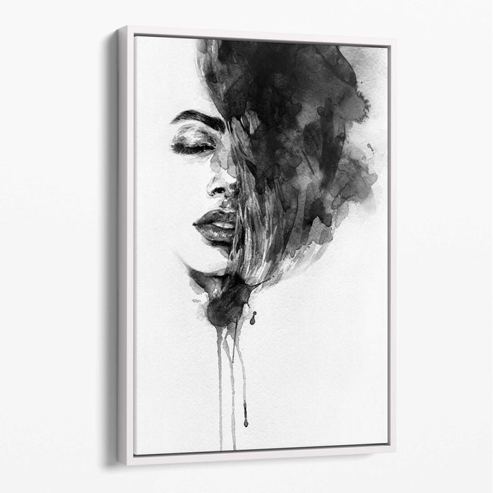 Black & White Fashion Illustrations Canvas No. 3 | Bowlift