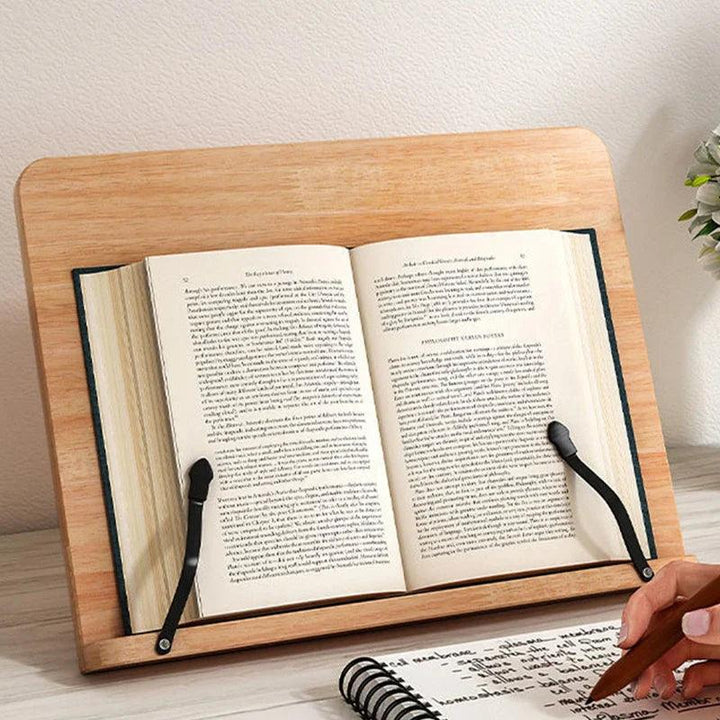 BowLift | NaturalEase - Wooden Tablet Holder