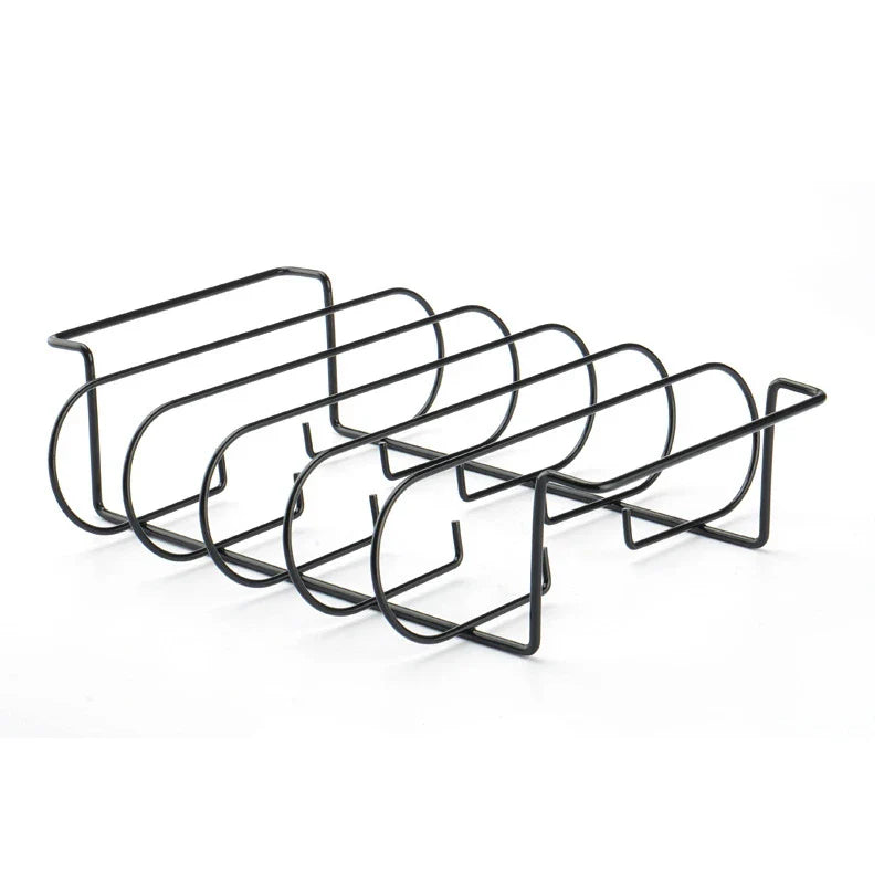 BowLift | Rib Holder GrillMeister Pro | For 4 Racks | Non-Stick Coated | For Gas Grill & Oven