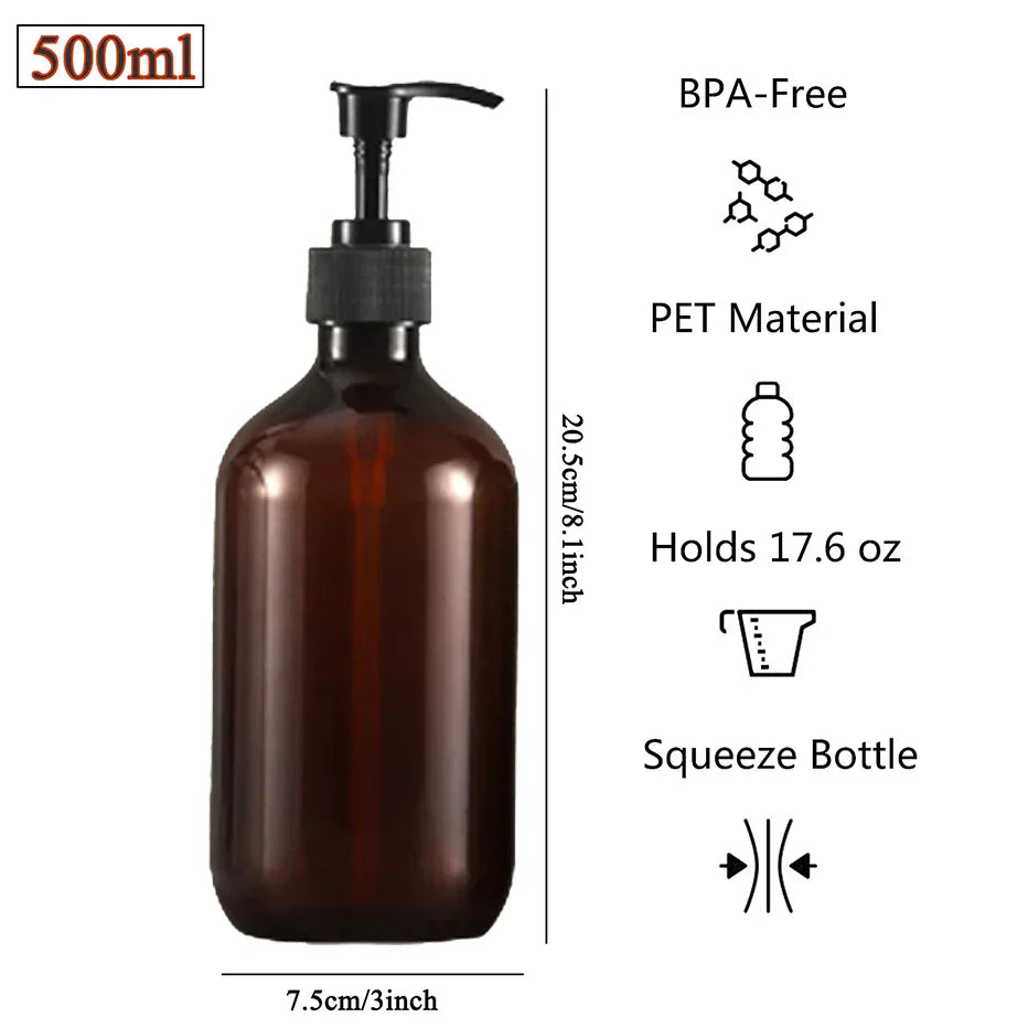 AmberLux 3-piece refillable dispenser set Bowlift