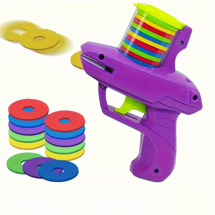 Interactive disc cannon for cats Bowlift