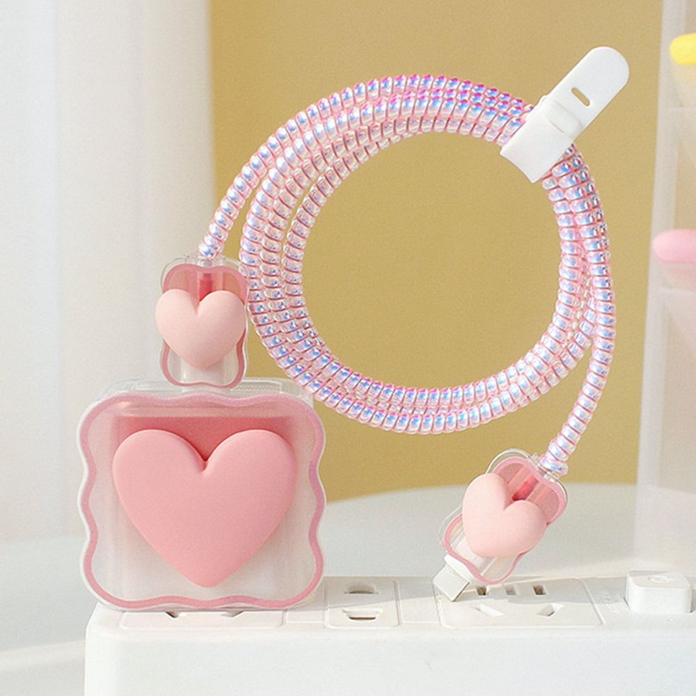 BowLift | Transparent Love Charging Cable Protector Case