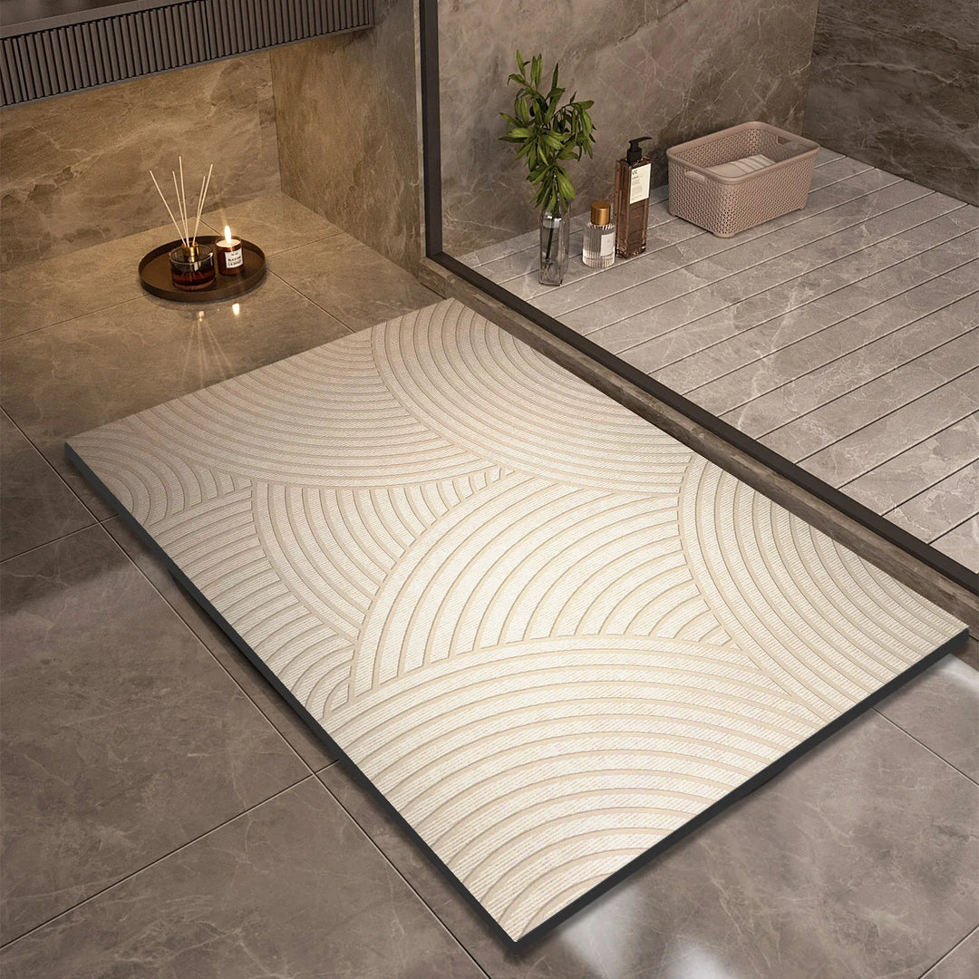 BowLift | Superabsorbent Non-slip Bath Mat Quick-drying Shower Rug
