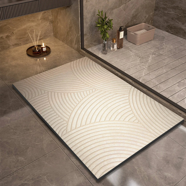 BowLift | Superabsorbent Non-slip Bath Mat Quick-drying Shower Rug