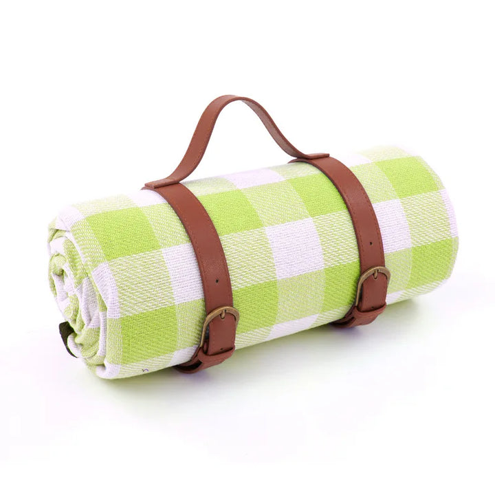 NovaPlaid | Waterproof foldable picnic blanket with carry strap | Bowlift
