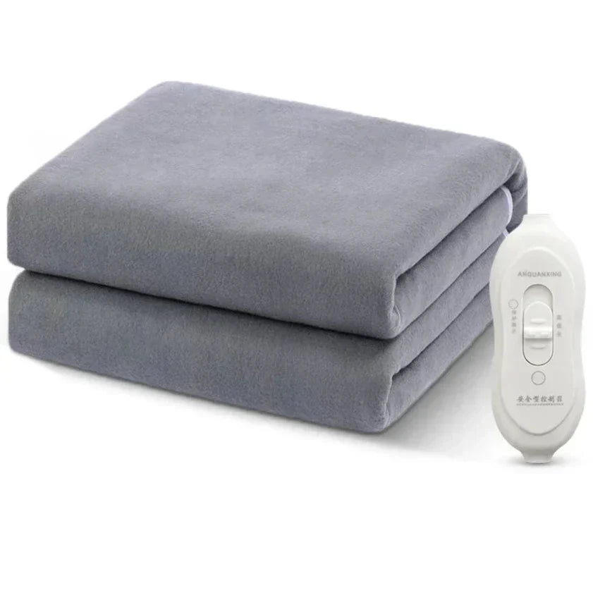 Electric heating blanket with thermostat control 220V - Intelligent temperature control for even heat and comfort on cold days | Bowlift