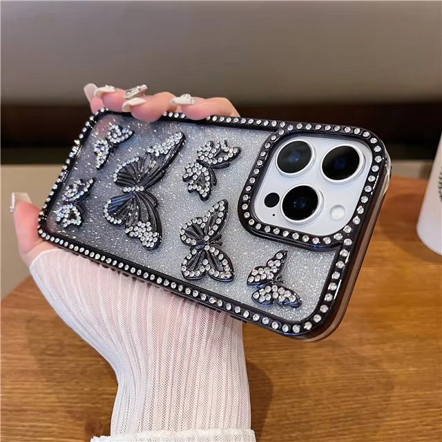 BowLift | Luxury Glitter Butterfly Rhinestone Case for iPhone