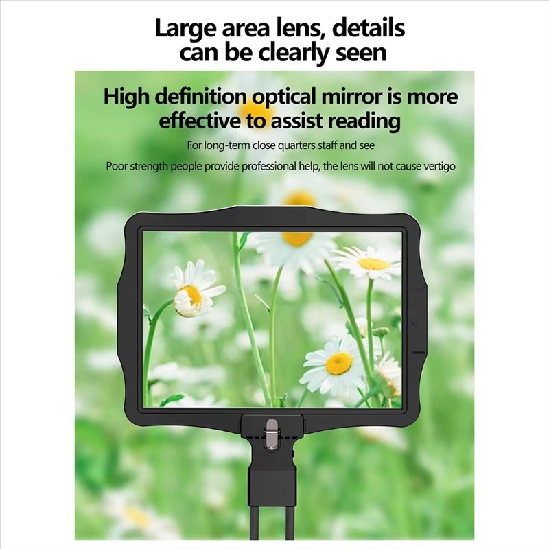BowLift | LED Illuminated Hands-Free Magnifying Glass with 5X Switchable Lens