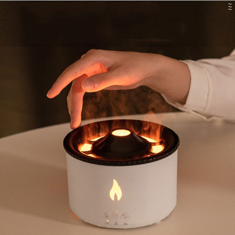 BowLift | Volcanic Flame Air Humidifier Night Lamp