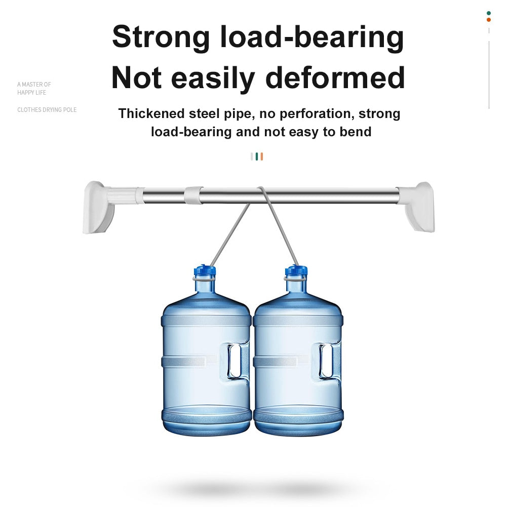 BowLift | Space Saver Adjustable Telescopic Clothes Hanger Rod