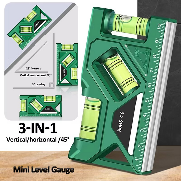 BowLift | Precision Pocket Level Tool with Magnetic Base & Protractor