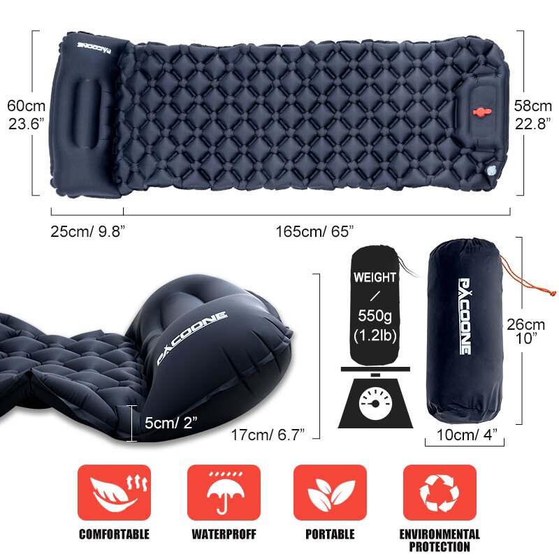 Ultra-Light Outdoor Inflatable Camping Mattress | Bowlift