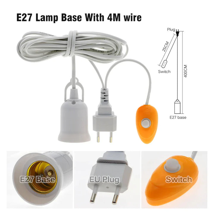 BowLift | Solura Plant Lamp | E27 LED 18W | Full Spectrum Daylight | For Houseplants & Greenhouse