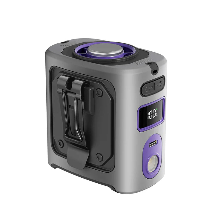 BowLift | 8000mAh Portable Cooling Waist Fan with Power Bank & LED Light – FrostBreeze
