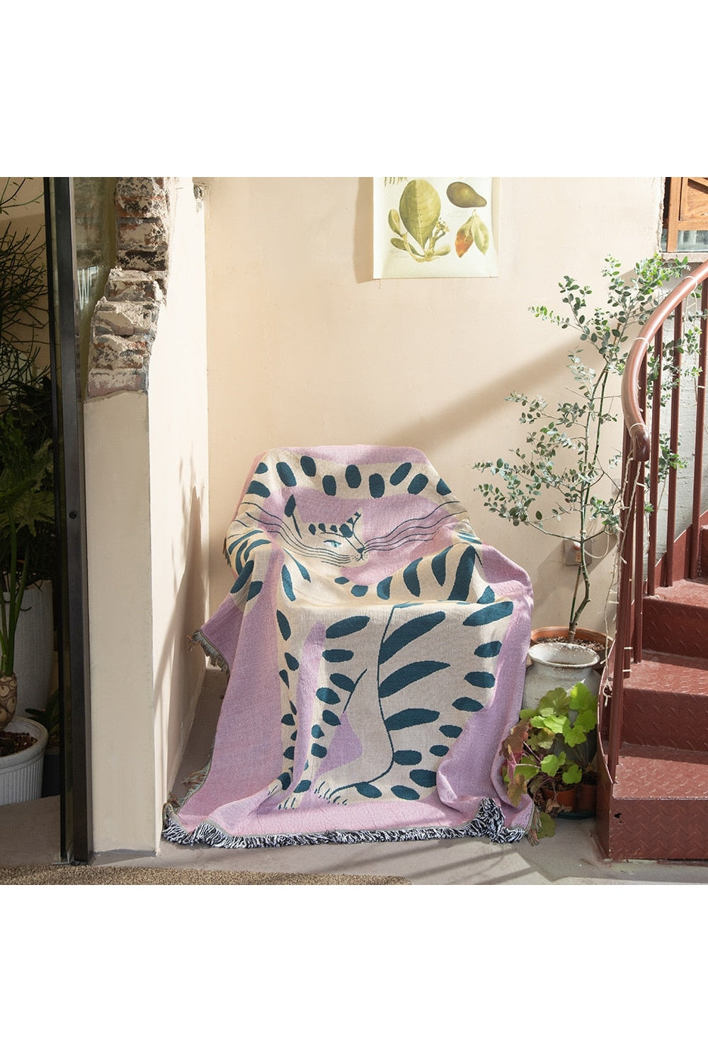 Cat Themes Picnic Blanket | Bowlift