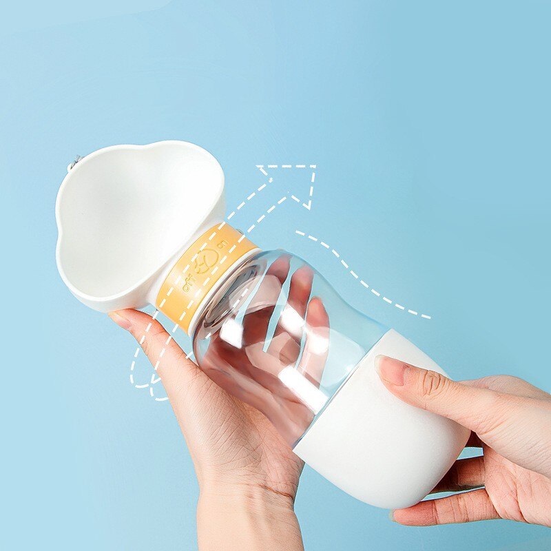 2in1 Smart Pet Portable Water Bottle Feeder | Bowlift