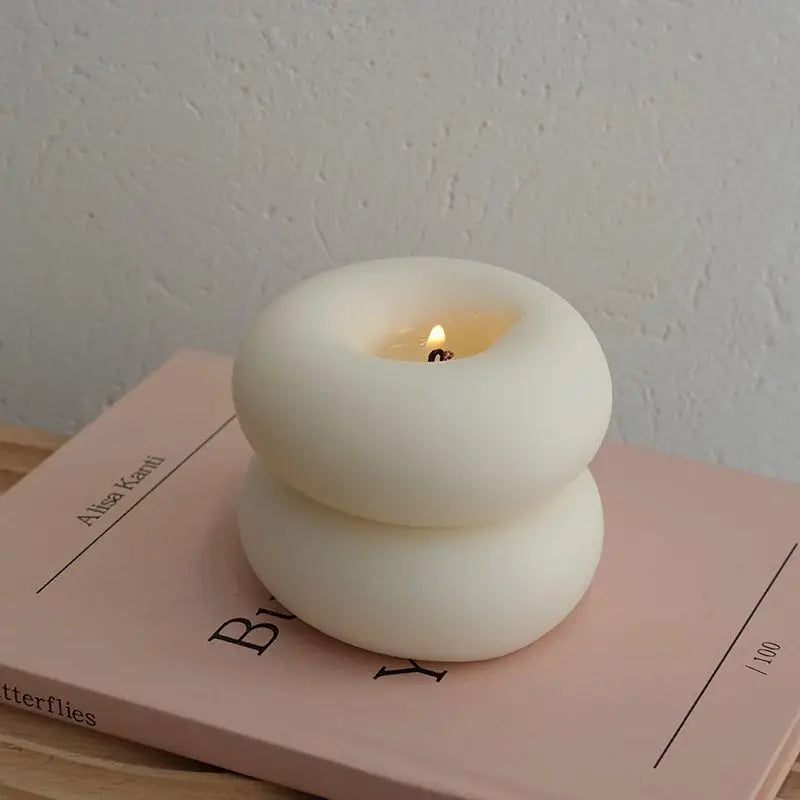 BowLift | Donut Aromatherapy Candle Round Smokeless