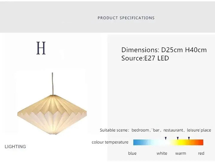 BowLift | Elegant origami-inspired paper lantern