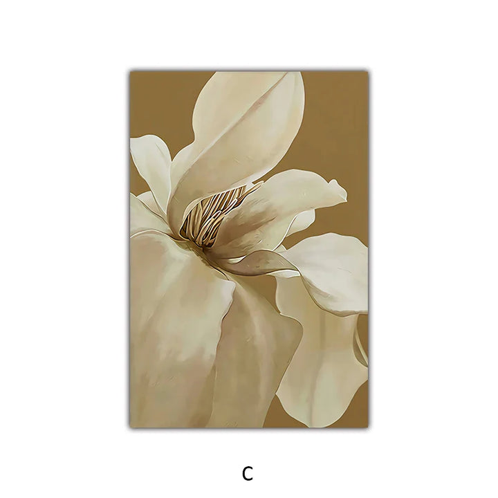 Big Abstract Floral Wall Art Fine Art Canvas Prints Modern Botany Pictures For Living Room Dining Room Bedroom Art Decor | Bowlift