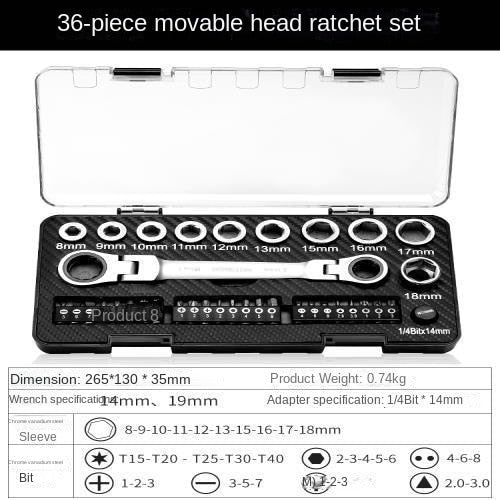 Ratchet-Tastic Master Multitool Wrench Set | Bowlift