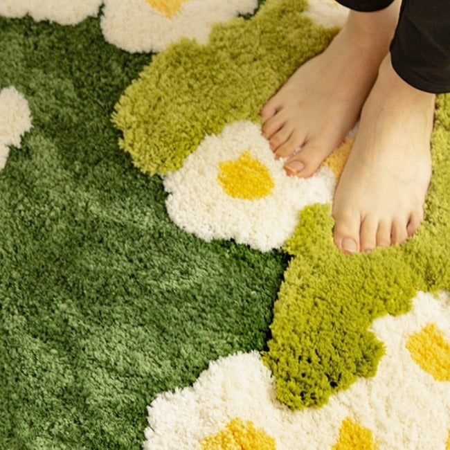 Green Garden Rug | Bowlift