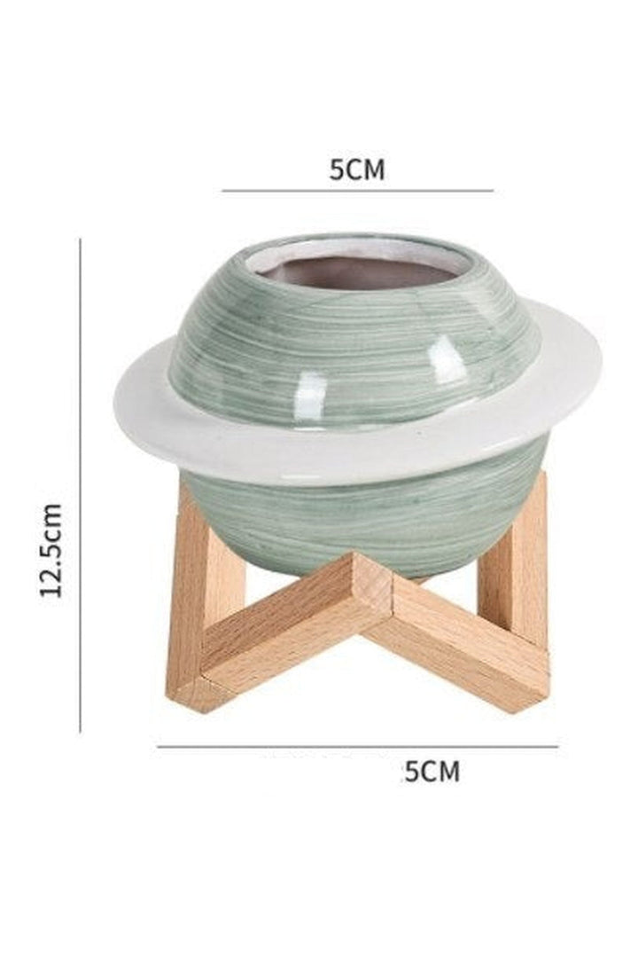 Motif ceramic pot for succulents | Bowlift