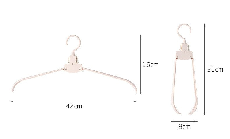 BowLift | Easy Fold Wide Foldable Clothes Hanger