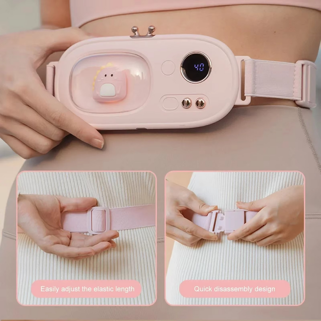 BowLift | Wireless Electric Menstrual Heating Waist Band - USB Rechargeable Adjustable Warming Pad