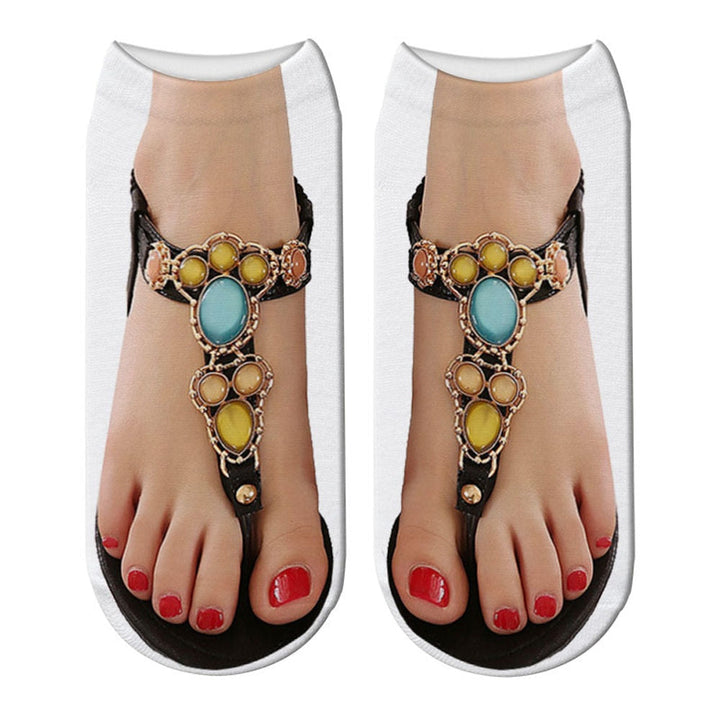 BowLift | 3D Printed Funny Creative Ankle Socks