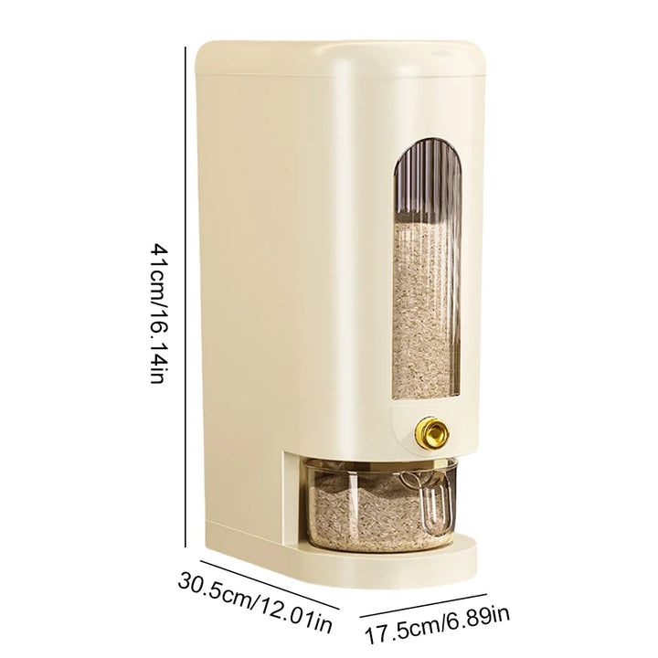 BowLift | Travel & Grain Dispenser GrainGuard | 5 kg / 10 kg | Automatic & Insect Proof | Airtight & Hygienic