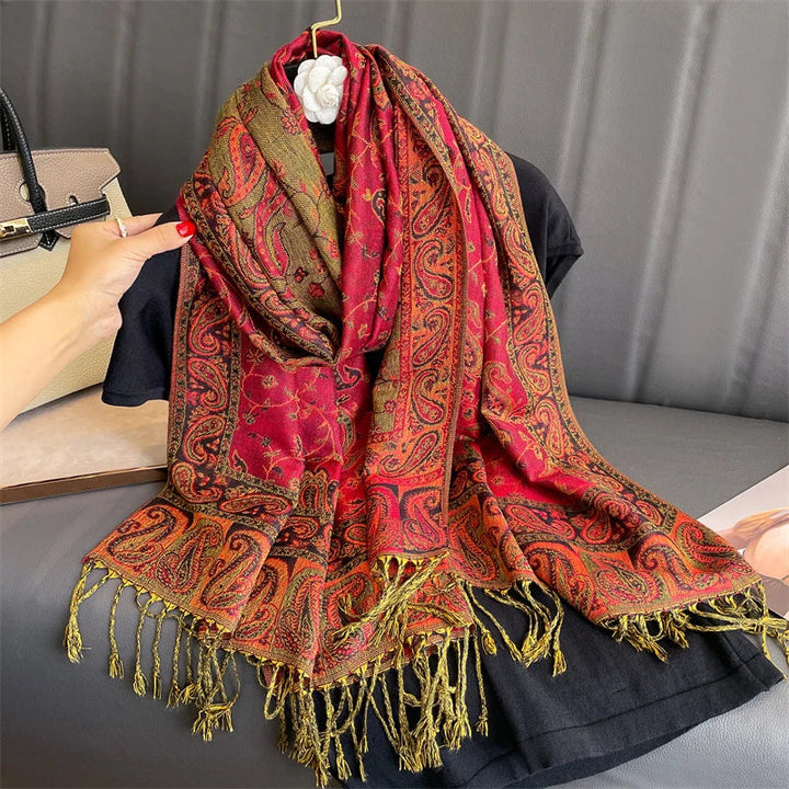 BowLift | Élégancea | Women's Scarf | Cashmere Feel | 70 × 190 cm | Luxury Print & Warm