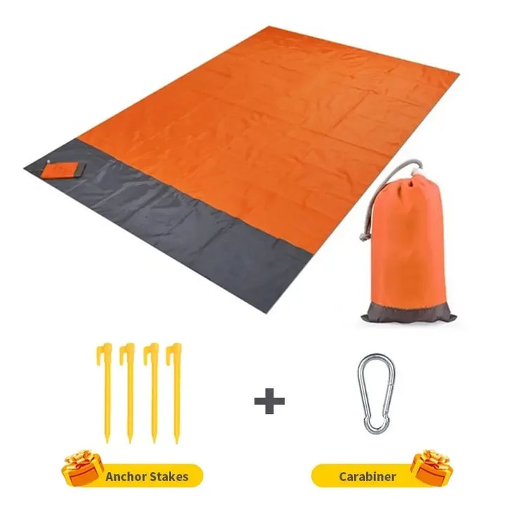 BowLift | Beach Blanket AeroLoom | XXL 210x200 cm | Waterproof & Sand-Free | Ultra-Light & Portable