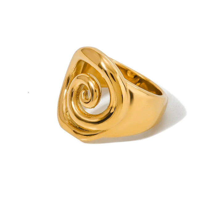 BowLift | 18k Spiral Statement Ring