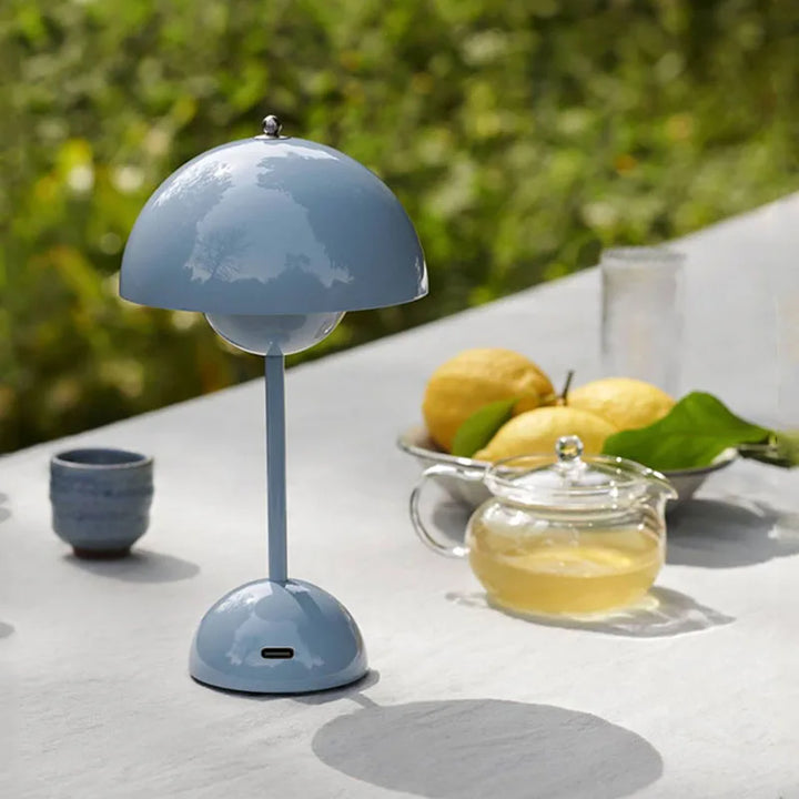 BowLift | Adjustable brightness flower pot lamp - Italian rechargeable table lamp VP3