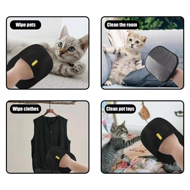 BowLift | Pet Hair Removal Gloves for Dogs and Cats, Electrostatic Fur Remover for Carpets, Sofas, and Upholstery