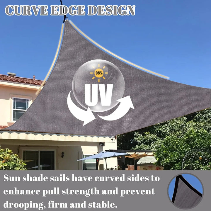 BowLift | Waterproof Rectangular Sun Shade Sail with UV Protection & Mounting Kits – ShadeGuard