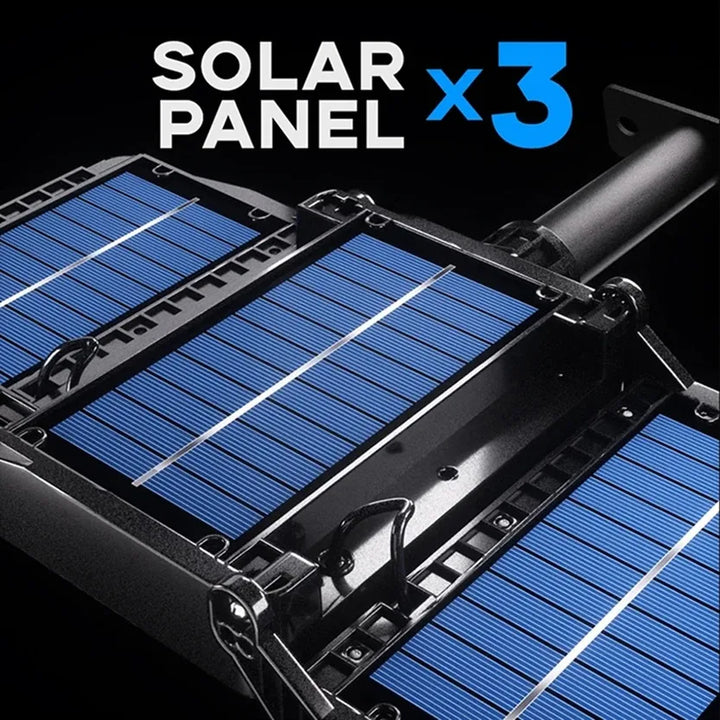 BowLift | SolarBright LumiWall | Solar-powered Wall Light | Motion Sensor & 800 LEDs | Weatherproof