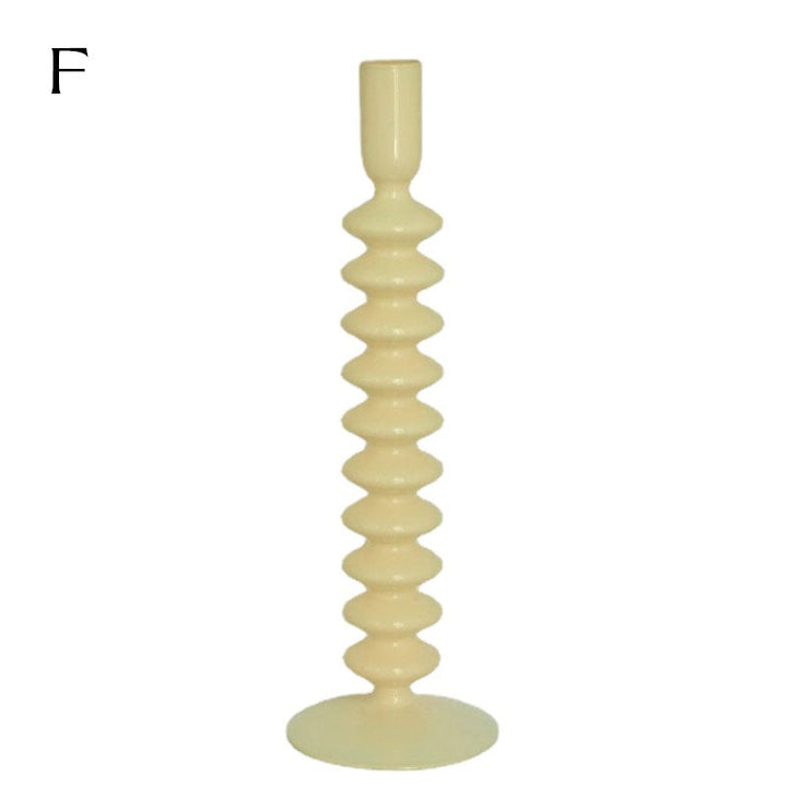 Ivory Glass Candleholder | Bowlift