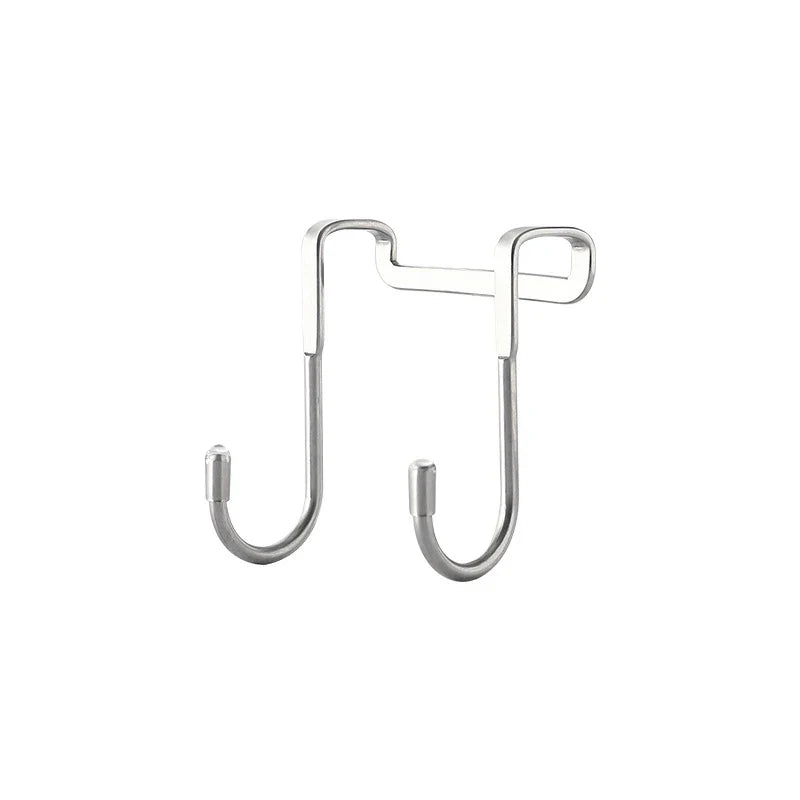 BowLift | Door hooks DUOHOLD | Double hooks for cabinet doors | Stainless steel 304 | Black or White | No drilling
