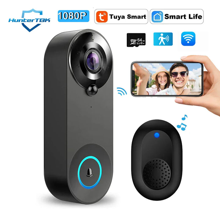 BowLift | ViewSecure Doorbell with Camera | 1080P HD | Wi-Fi & App | Motion Detection & Night Vision