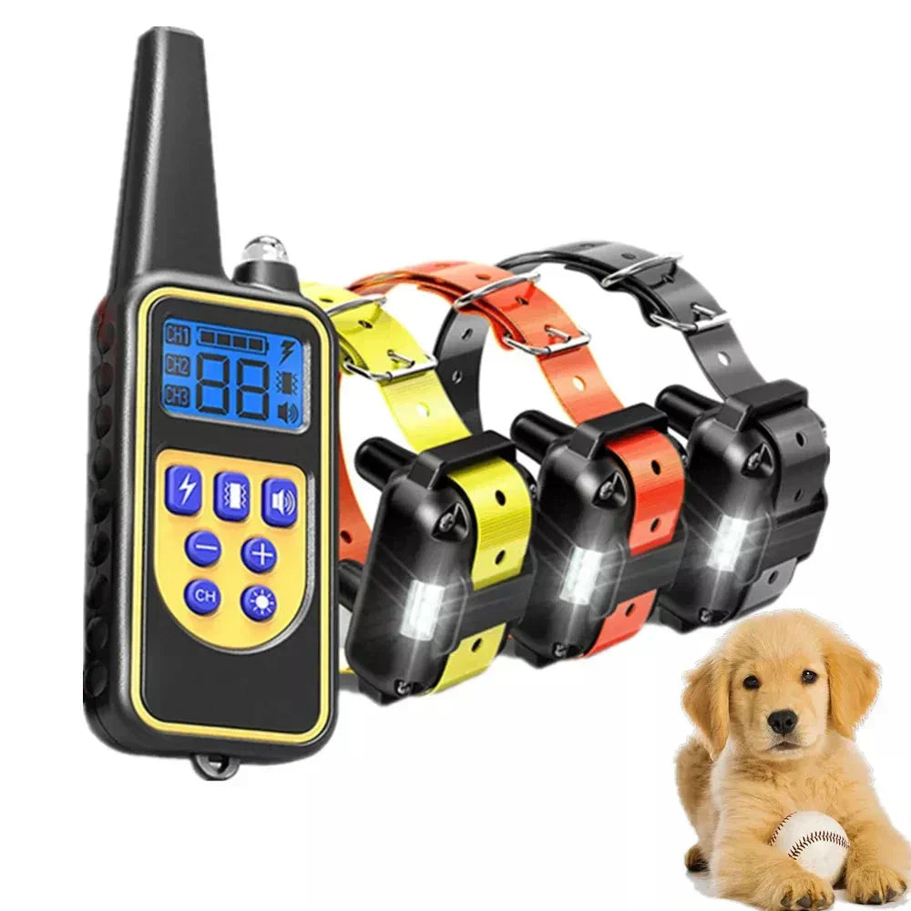 BowLift | Waterproof Electric Dog Collar with Remote Control – Rechargeable, Adjustable for All Sizes, Humane Training Options