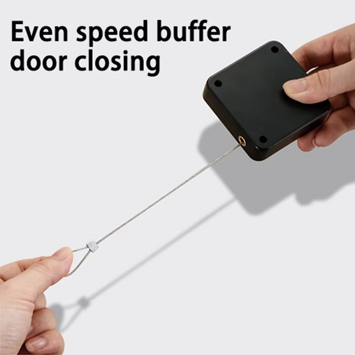 BowLift | Automatic Punch-Free Door Closer with 1lb Force for Wooden and Sliding Doors