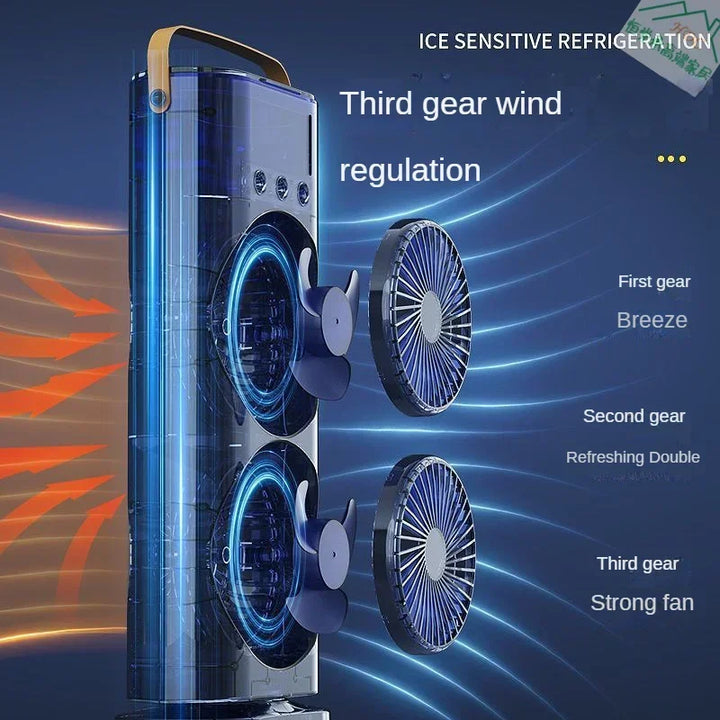BowLift | Portable Double Fan Cooling Spray Air Conditioning