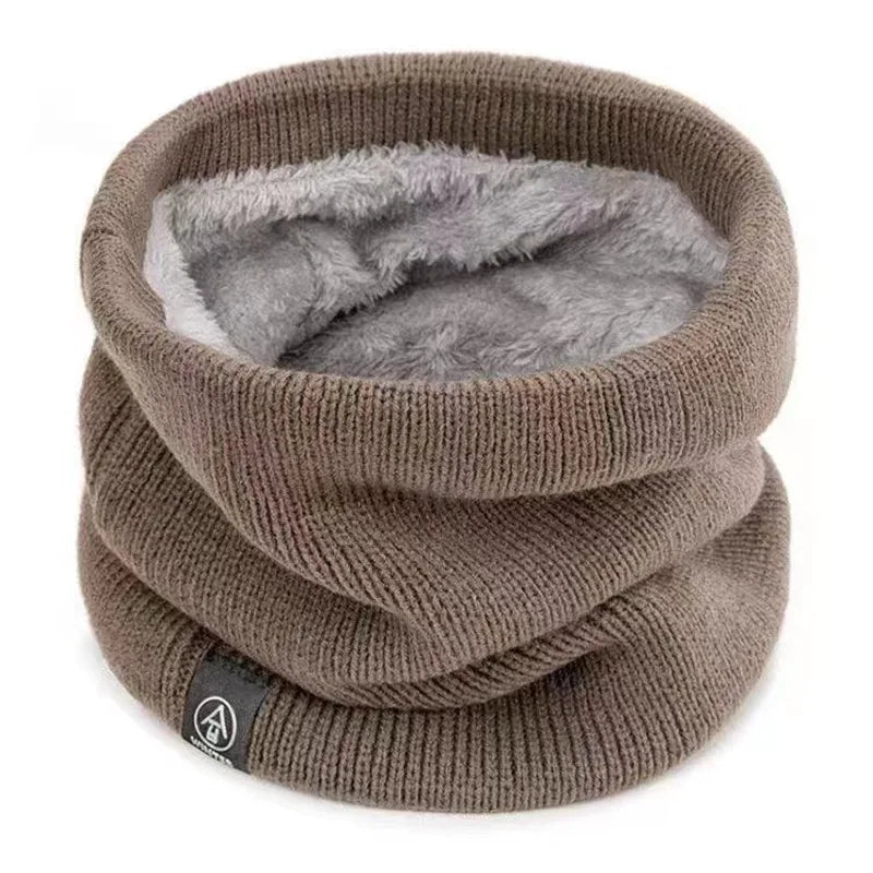 BowLift | ThermoKnit Pro | Warmer knitted scarf with fleece lining | Windproof & Breathable | Adjustable multifunctional neck protection for women & men
