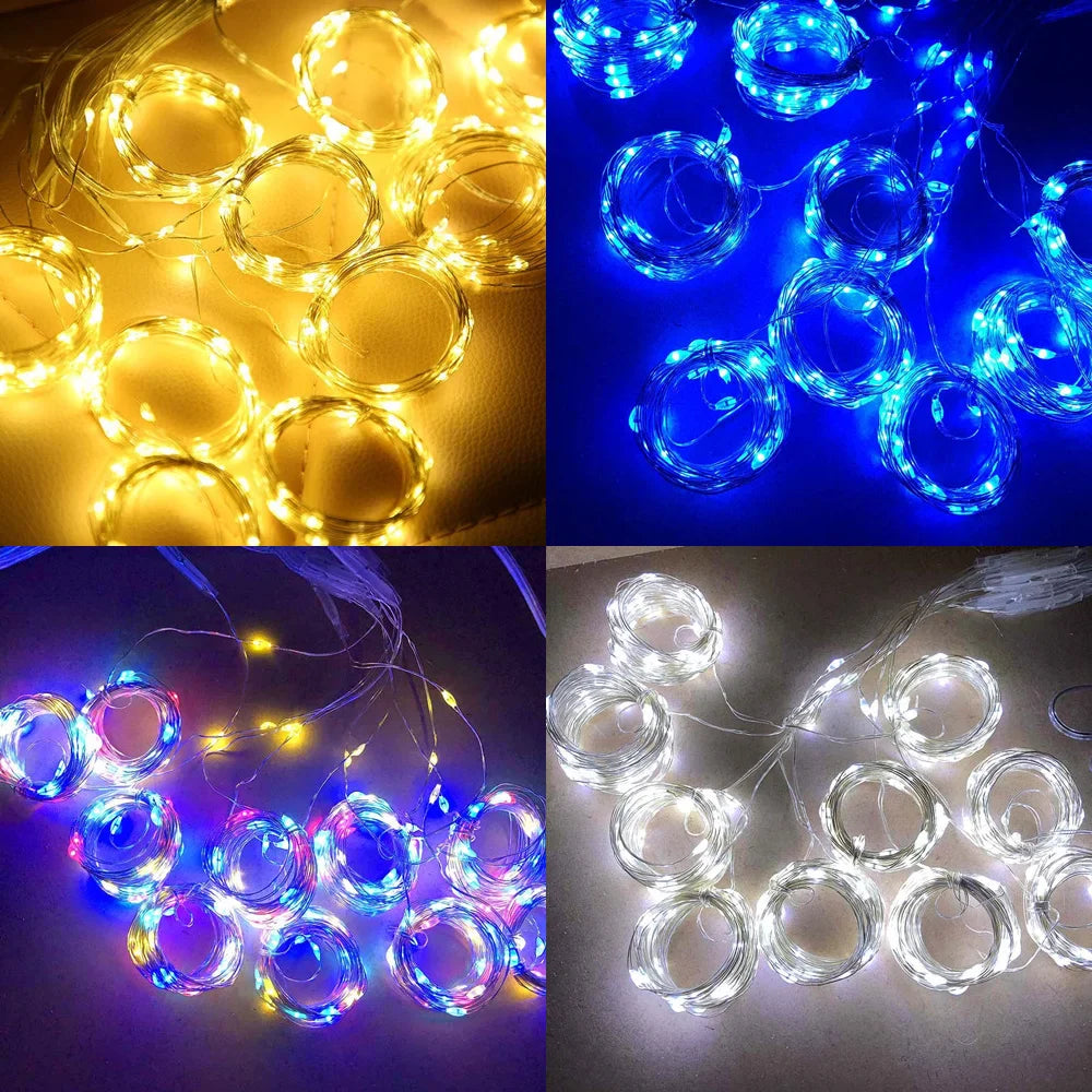BowLift | LumiGlow Solar Curtain Lights | Waterproof LED String for Outdoor Decor