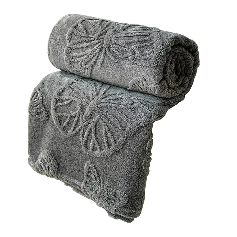 Double Sided Cooling Blanket with Breathable Cold Effect and 3D Butterfly Jacquard Design | Bowlift