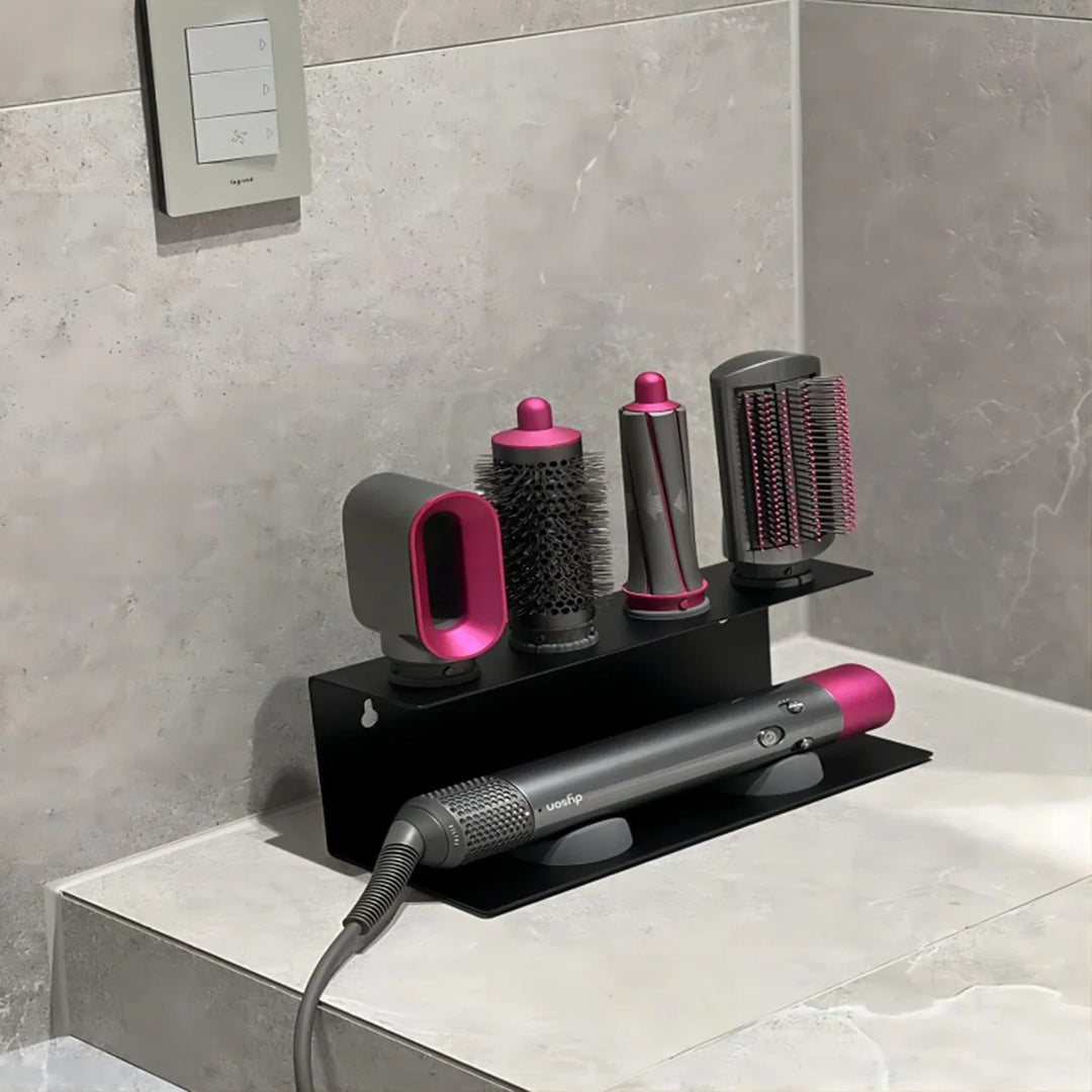 Multifunctional Hair Dryer Stand – Carbon Steel | For Hair Dryers, Straighteners & Curling Irons Bowlift