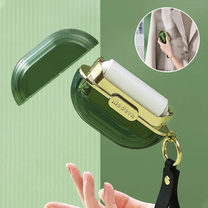 BowLift | Pocket Size Quick Clean Lint Roller Keychain